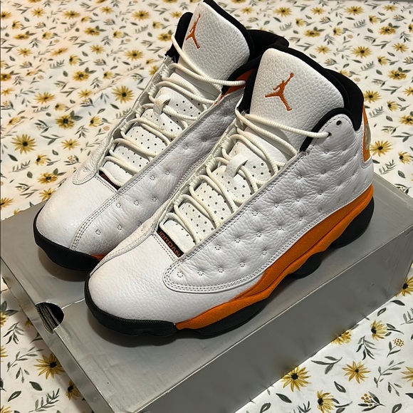 Jordan Other - Jordan Retro 13 Starfish Sneakers - White and Orange